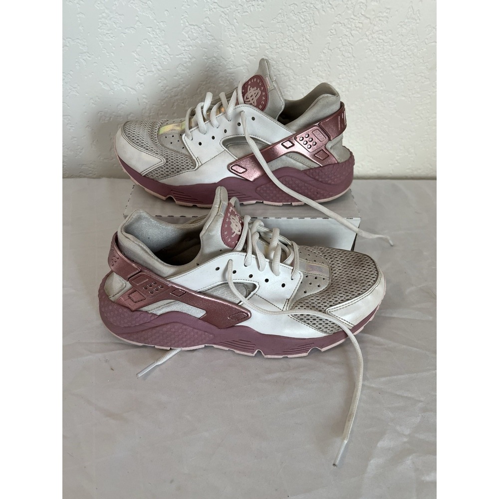 Women Reebok Shoes V65747 Gray Size 6 Allen Iverson 2014 Purple Pink Mid Top EUC